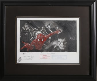 Robert Bailey, Angry Avengers, Graphite Drawing