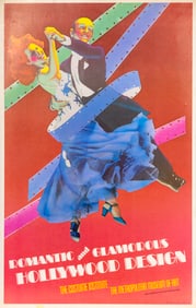 Richard Bernstein, Romantic and Glamorous Hollywood Design - Metropolitan Museum, Poster