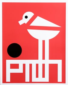 Tim Convery, Piping Plover, Screenprint Poster