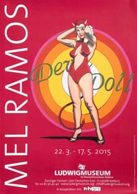 Mel Ramos, Devil Doll, Poster