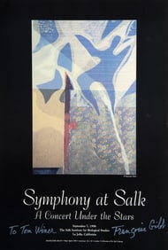 Francoise Gilot, Symphony at Salk, Poster