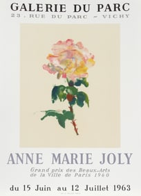 Anne-Marie Joly, Exhibition Galerie du Parc, Lithograph Poster