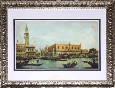 After Giovanni Antonio Canaletto, Canal of San Marco with Piazza San Marco, Poster