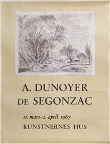 Andre Albert Marie Dunoyer de Segonzac, Kunsternernes Hus, Poster
