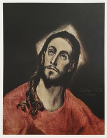 After Domenikos Theotokopoulos, Head of Christ, Poster