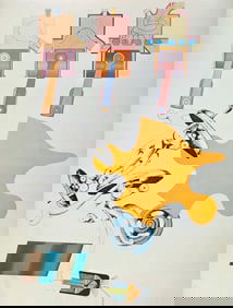 Colin Lanceley, Entrance of the Thugs, Poster