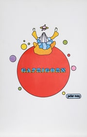 Peter Max, Capricorn, Poster