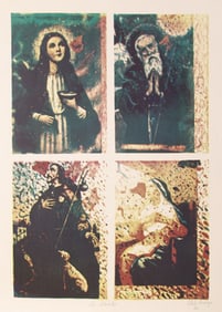Italo Scanga, Four Saints, Offset Lithograph