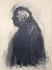 Kathe Kollwitz, 21 - Letztes Selbstbildnis, Offset Lithograph