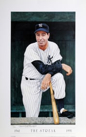 Armand LaMontagne, The Streak: Joe DiMaggio, Offset Lithograph