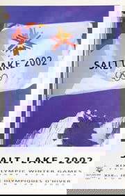 Edward Mitchell, Winter Olympics - Salt Lake City (Flag), Poster