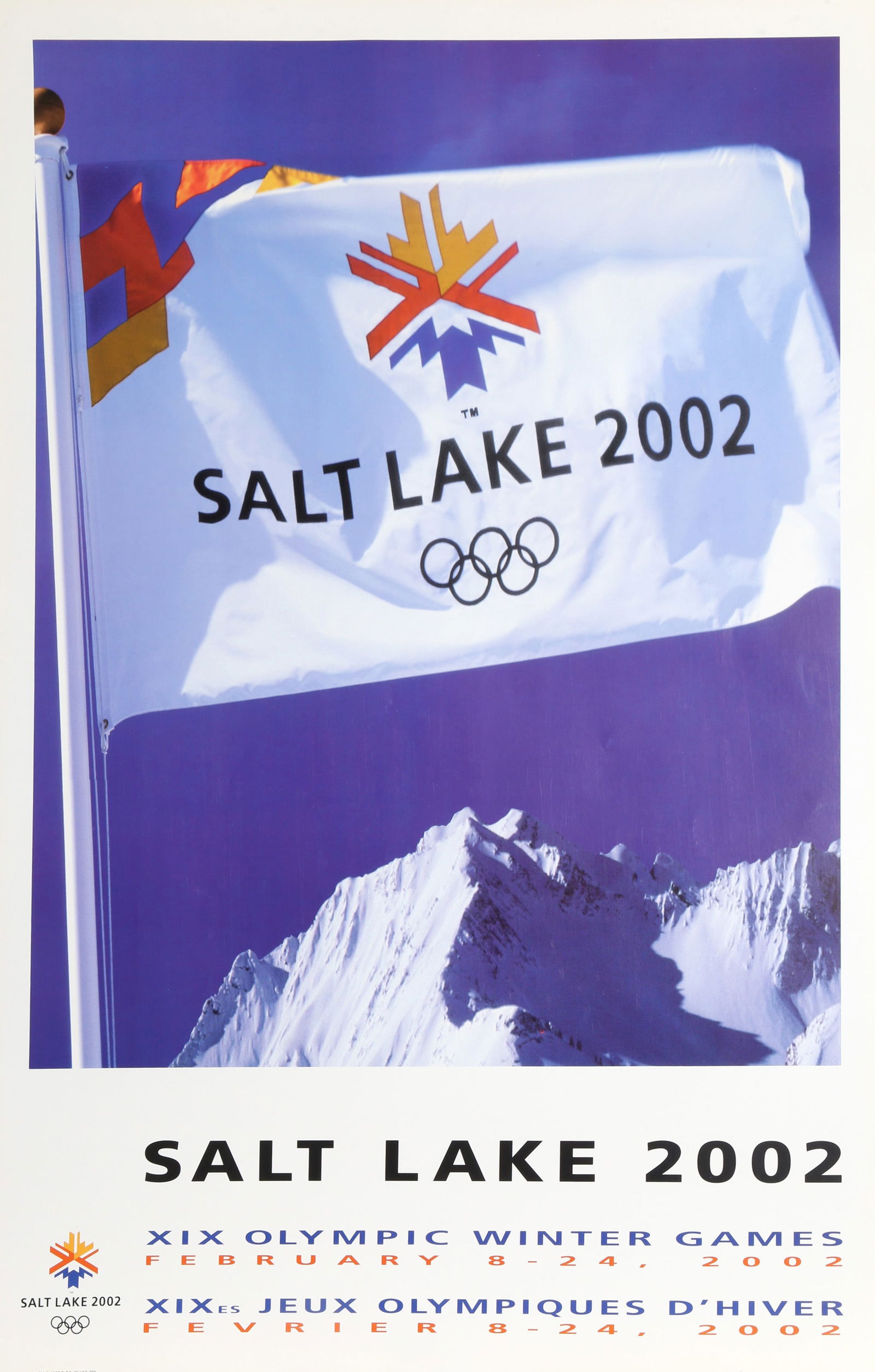 Edward Mitchell, Winter Olympics - Salt Lake City (Flag), Poster (1 of 1)