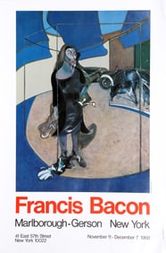 Francis Bacon, Exhibition at Marlborough/Gerson Galleries, New York, Poster