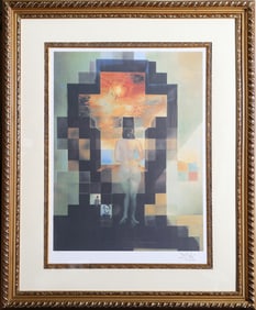 After Salvador Dali, Lincoln in Dalivision, Offset Lithograph