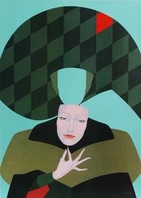 Amleto Dalla Costa, Masque, Screenprint Poster