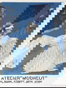 Max Ernst, Sign for a School for Pirates - Atelier Mourlot, Lithograph Poster