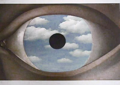 Rene Magritte, Le Faux Miroir, Poster