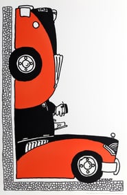 Seymour Chwast, The Letter L, Screenprint