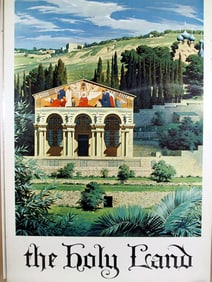 Travel Poster, The Holy Land Travel, Poster