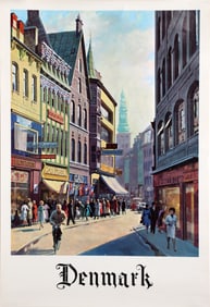 Travel Poster, Denmark - Statsanstalten, Poster