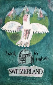 Travel Poster, Back to Nature - Switzerland, Poster