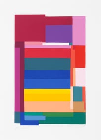 Barbara Lynch Zinkel, Rainbow I, Screenprint
