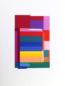 Barbara Lynch Zinkel, Rainbow I, Screenprint