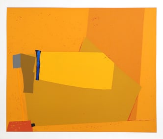 John Urbain, Day by Day, Screenprint with Collage