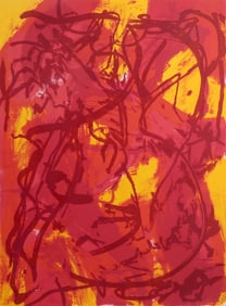 Dana Gordon, Abstract Composition II, Lithograph