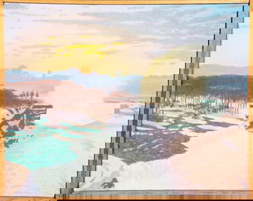 Bill Sullivan, Pink Niagara, Oil on Canvas