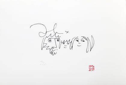 John Lennon, The Family, Lithograph on Arches Paper
