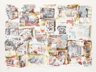 Athos Zacharias, Funny Money, Lithograph