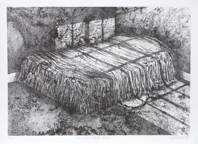 Peter Yamaoka, Marble Bed, Marble Room, Lithograph