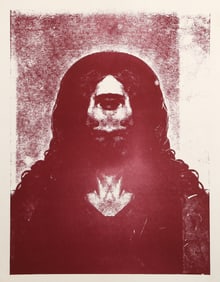 Komar and Melamid (Vitaly Komar and Alexander Melamid), Jesus in Motion, Screenprint