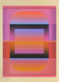 Evelyn B. Johnson, Skylight XXXVII, Screenprint