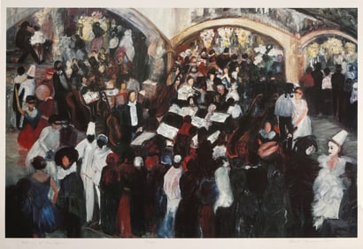 Carla Carli Mazzucato, Evening at the Opera, Poster