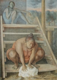 Francisco Zuniga, La Escalera, Lithograph