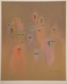 Colleen Browning, Niqabs, Lithograph