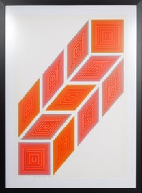 Richard Anuszkiewicz, New York City Center of Music and Drama, Screenprint