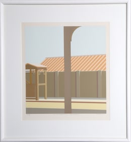 Saul Chase, 10AM (Elevated Entrance) Upper Broadway, Screenprint
