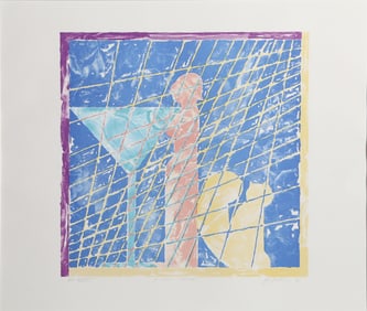 Joe Zucker, 4 Brush Britta, Lithograph on paper