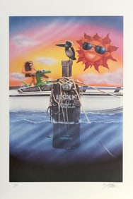 Michael Israel, Absolut Statehood: Florida, Lithograph on paper