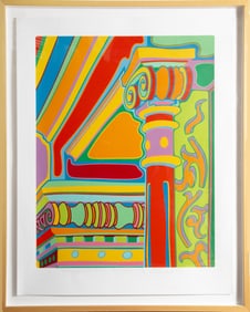 Clayton Pond, Column Study 5, Screenprint