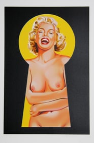Mel Ramos, Peek a Boo Marilyn 3, Lithograph