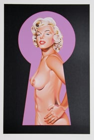 Mel Ramos, Peek a Boo Marilyn 2, Lithograph