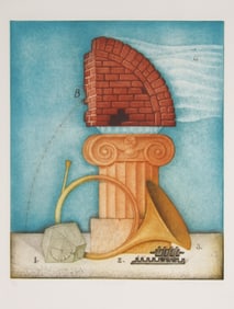 Tighe O'Donoghue, Le Mistral, Etching with Aquatint