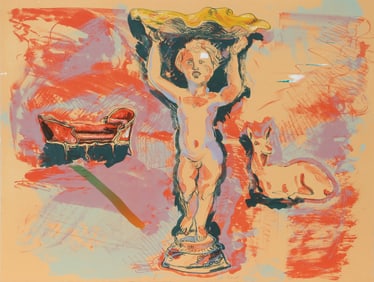 Archie Rand, Lawn Furniture, Lithograph