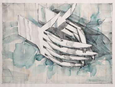 Robert Cumming, Fours / Fives, Lithograph with Hand coloring on BFK Rives