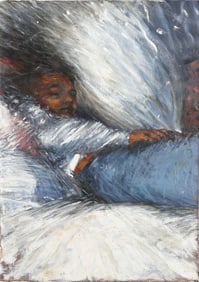 Lisa Martin, Figure Consumed, Oil on Canvas