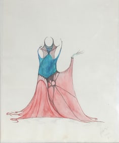 Pablo Weisz-Carrington, Come Hither Sleep, Watercolor on Paper